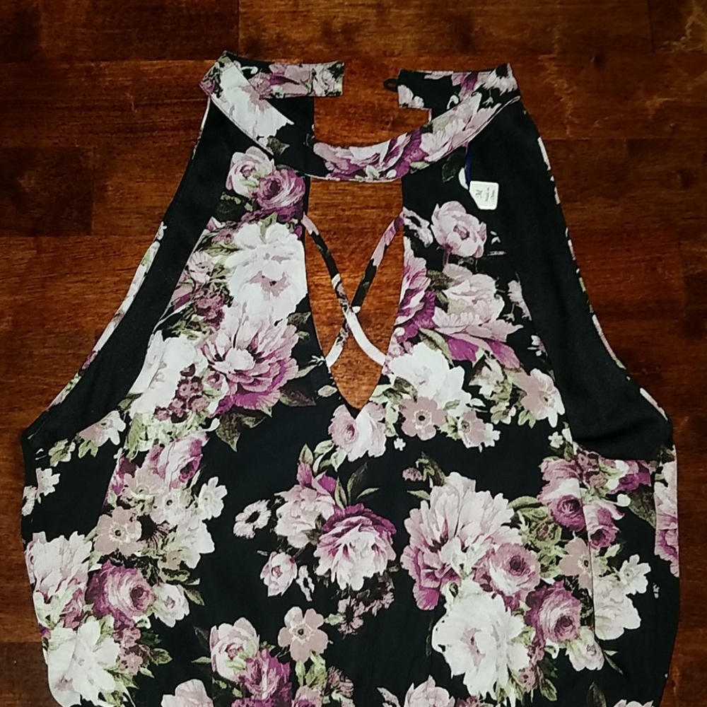 EUC Francesca's Women's Size Medium Floral Dress